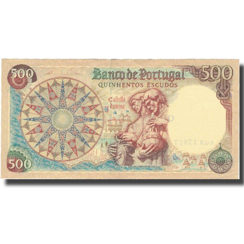 Banconote, Portogallo, 500 Escudos, 1966, 1966-01-25, KM:170a, SPL-