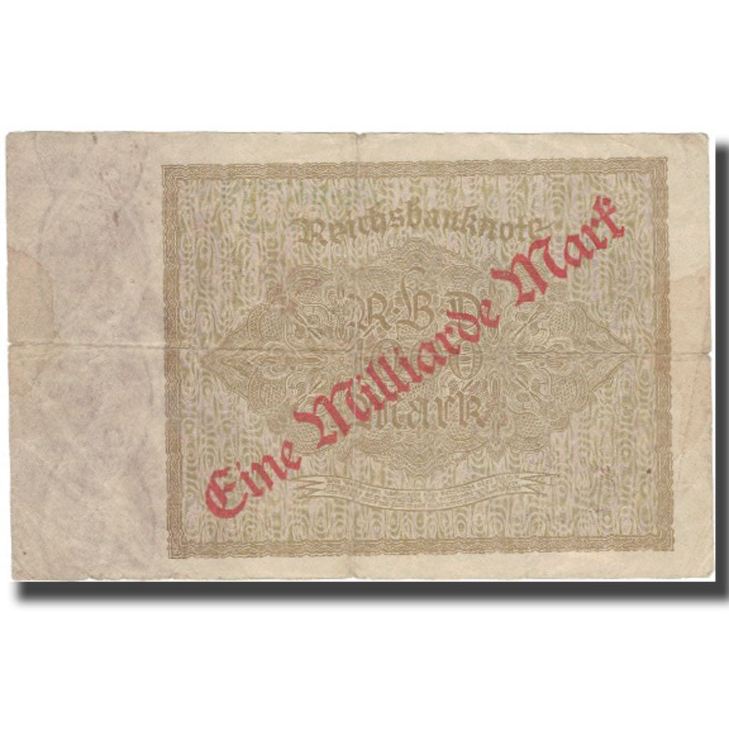 Banknote, Germany, 1 Milliarde Mark on 1000 Mark, 1922, 1922-12-15, KM:113a
