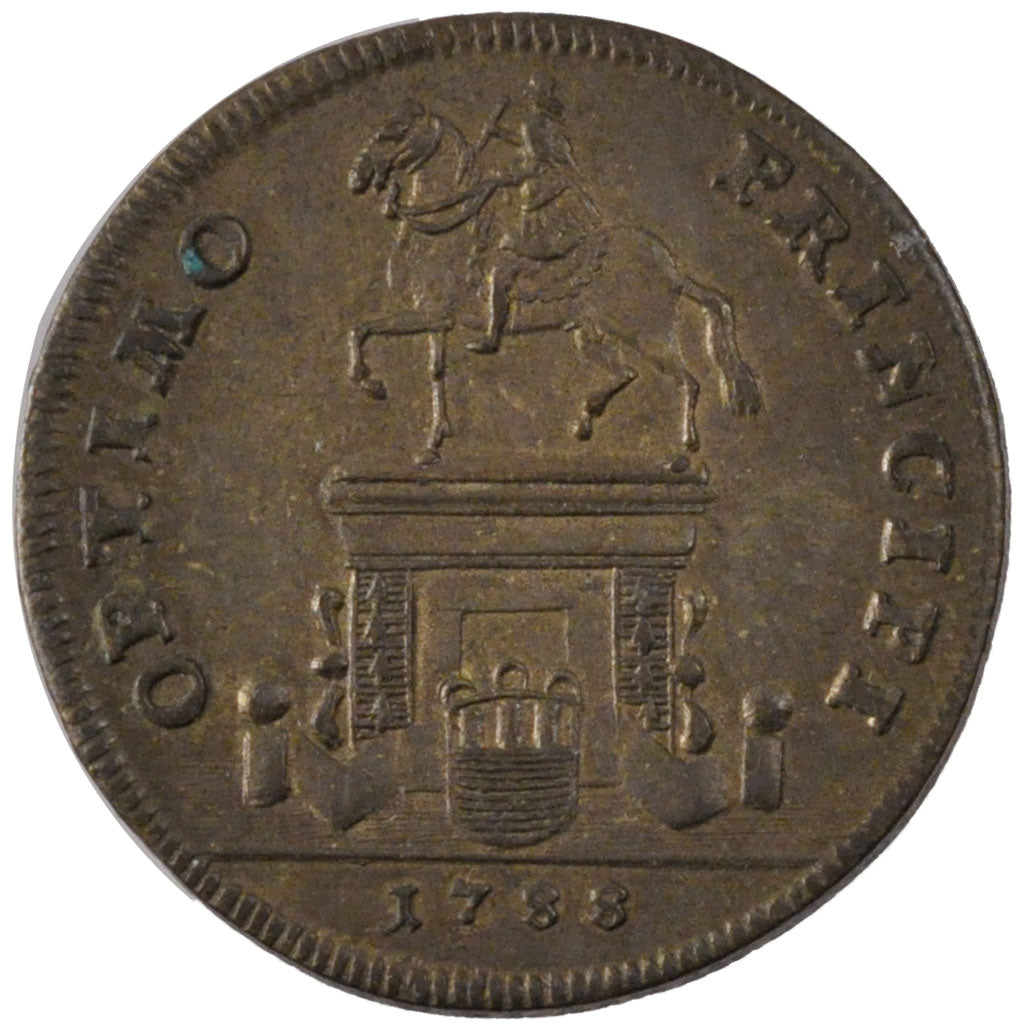 Francia, Token, Royal, 1788, BB+, Rame, Feuardent:9217a
