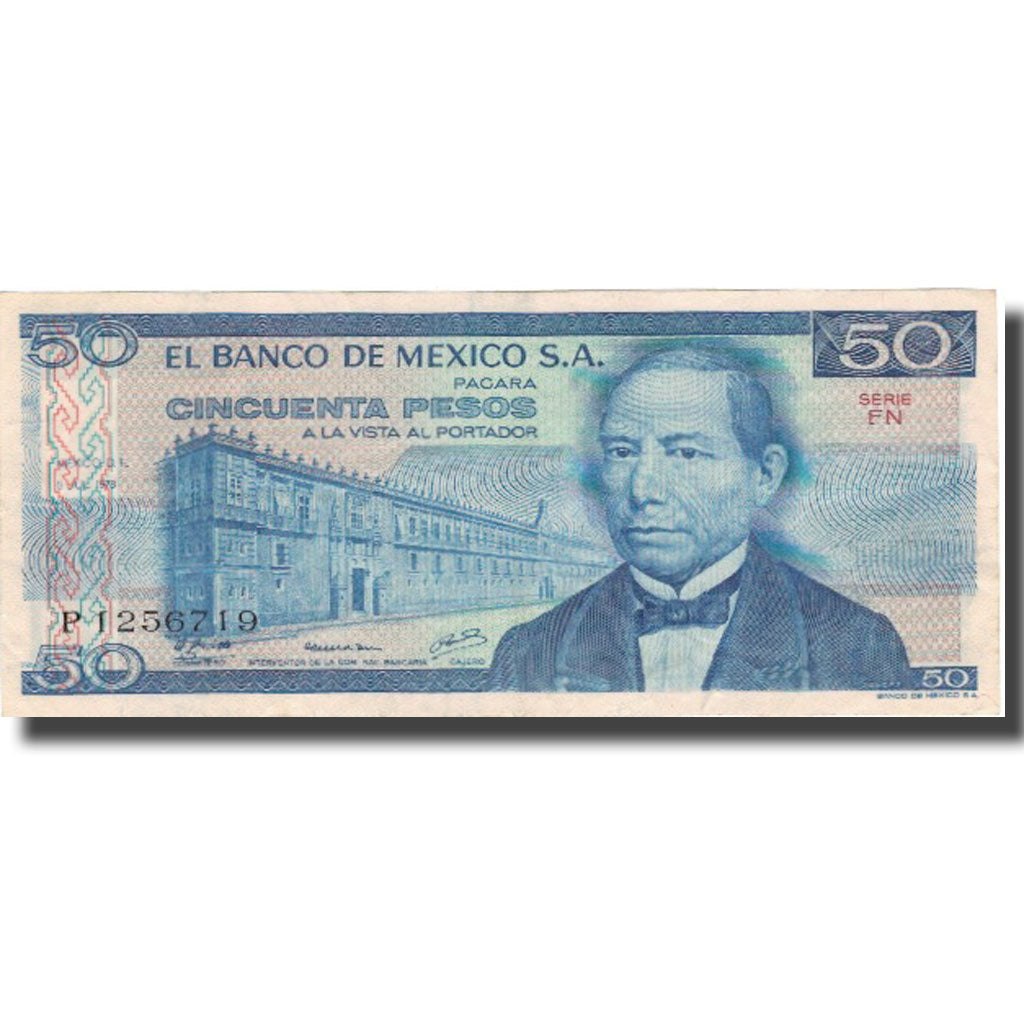 Billet, Mexique, 50 Pesos, 1978, 1978-07-05, KM:65c, TB