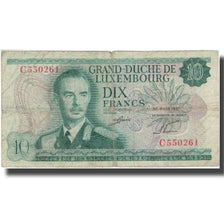 Banknote, Luxembourg, 10 Francs, 1967, 1967-03-20, KM:53a, VF(20-25)
