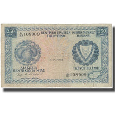 Banknote, Cyprus, 250 Mils, 1975, 1975-07-01, KM:41c, VF(20-25)