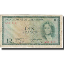 Banknote, Luxembourg, 10 Francs, Undated (1954), KM:48a, VF(20-25)