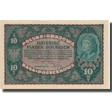 Banknote, Poland, 10 Marek, 1919, 1919-08-23, KM:25, UNC(60-62)