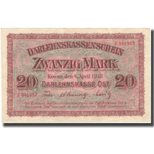 Banknote, Germany, 20 Mark, 1918, 1918-04-04, KM:R131, UNC(60-62)