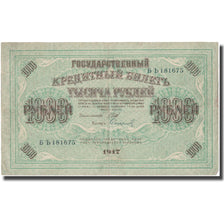 Banknote, Russia, 1000 Rubles, 1917, 1917, KM:37, EF(40-45)