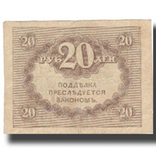 Banknote, Russia, 20 Rubles, Undated (1917), KM:38, AU(50-53)
