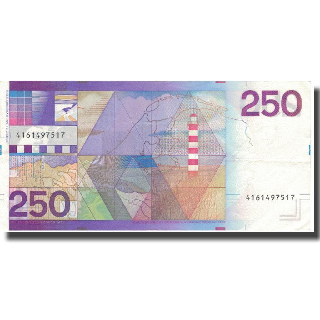 Banknote, Netherlands, 250 Gulden, 1985, 1985-07-25, KM:98a, EF(40-45)