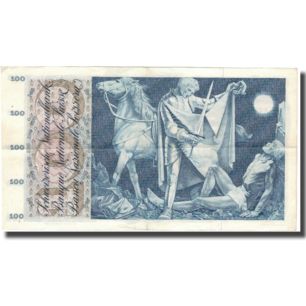 Banknote, Switzerland, 100 Franken, 1964, 1964-04-02, KM:49f, VF(30-35)