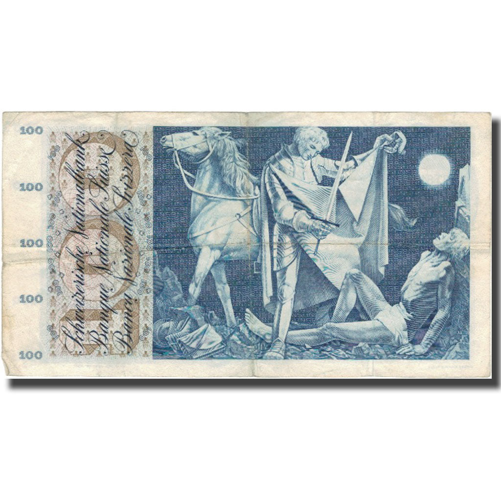 Banknote, Switzerland, 100 Franken, 1963, 1963-03-28, KM:49e, VF(20-25)