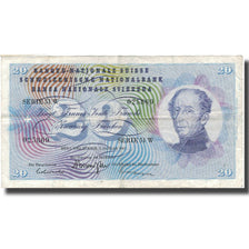 Banknote, Switzerland, 20 Franken, 1967, 1967-01-01, KM:46n, VF(30-35)