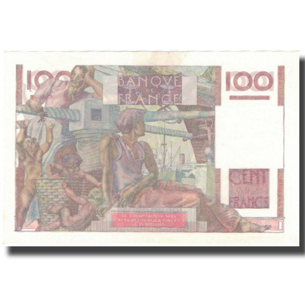 Francia, 100 Francs, Jeune Paysan, 1950, 1950-08-24, SC, Fayette:28.26, KM:128c