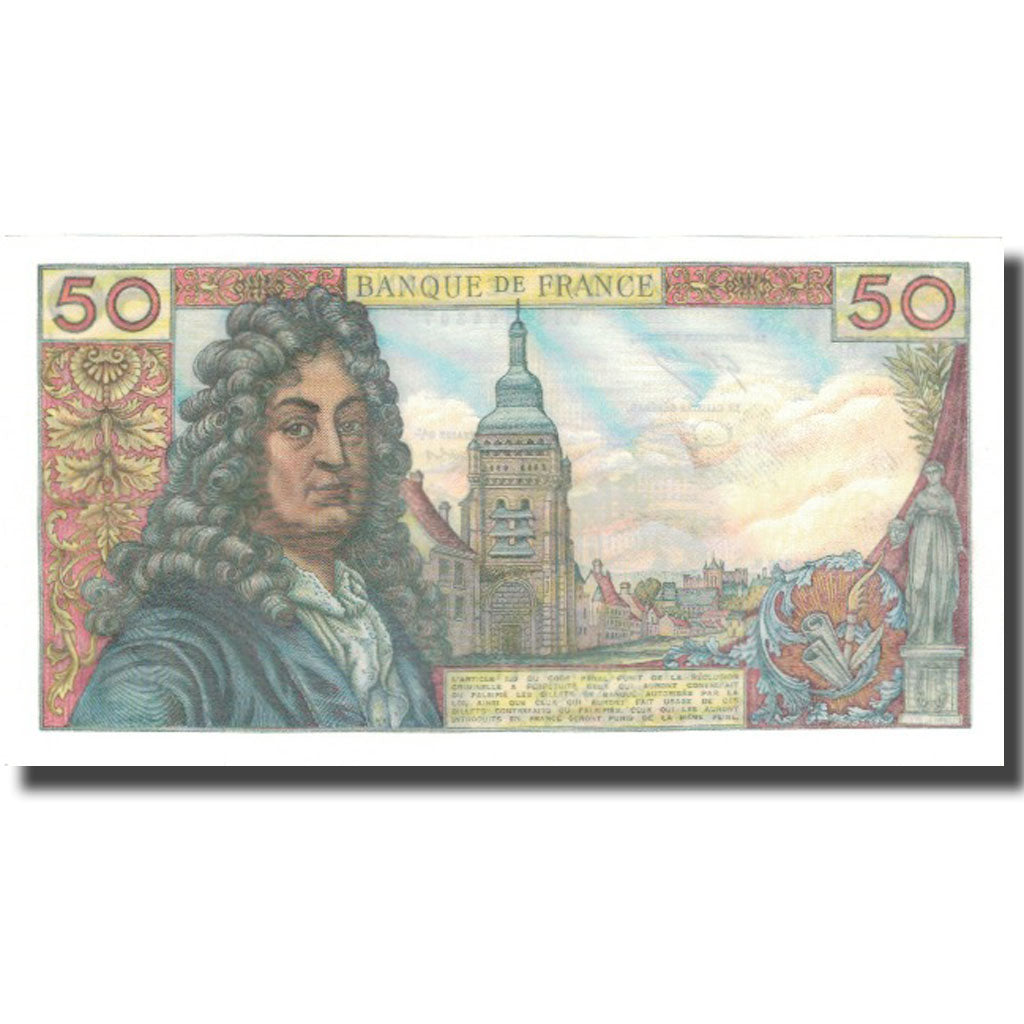 Frankrijk, 50 Francs, Racine, 1976, 1976-06-03, NIEUW, Fayette:64.33, KM:148f