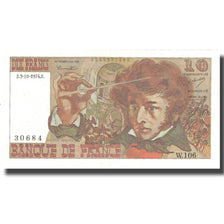 França, 10 Francs, Berlioz, 1974, 1974-10-03, AU(55-58), Fayette:63.7, KM:150a