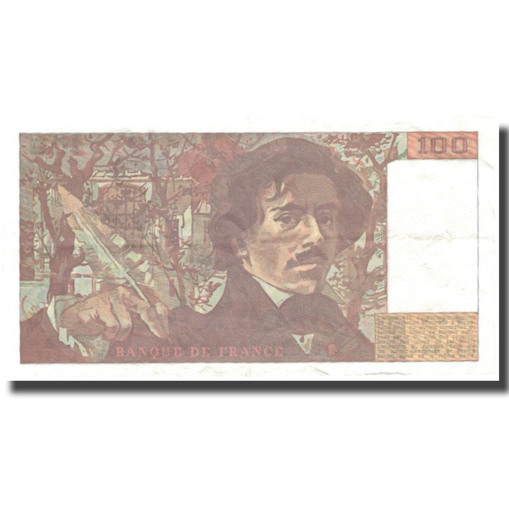 Francia, 100 Francs, Delacroix, 1993, 1993, SPL-, Fayette:69bis 8, KM:154g