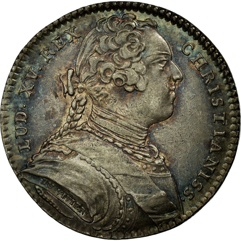 France, Token, Royal, 1735, AU(55-58), Silver, Feuardent:2041