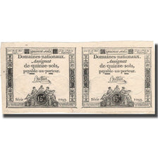 France, 15 Sols, 1793, 1793-05-23, AU(50-53), KM:A69b