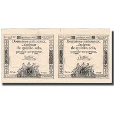 France, 15 Sols, 1793, 1793-05-23, AU(50-53), KM:A69b
