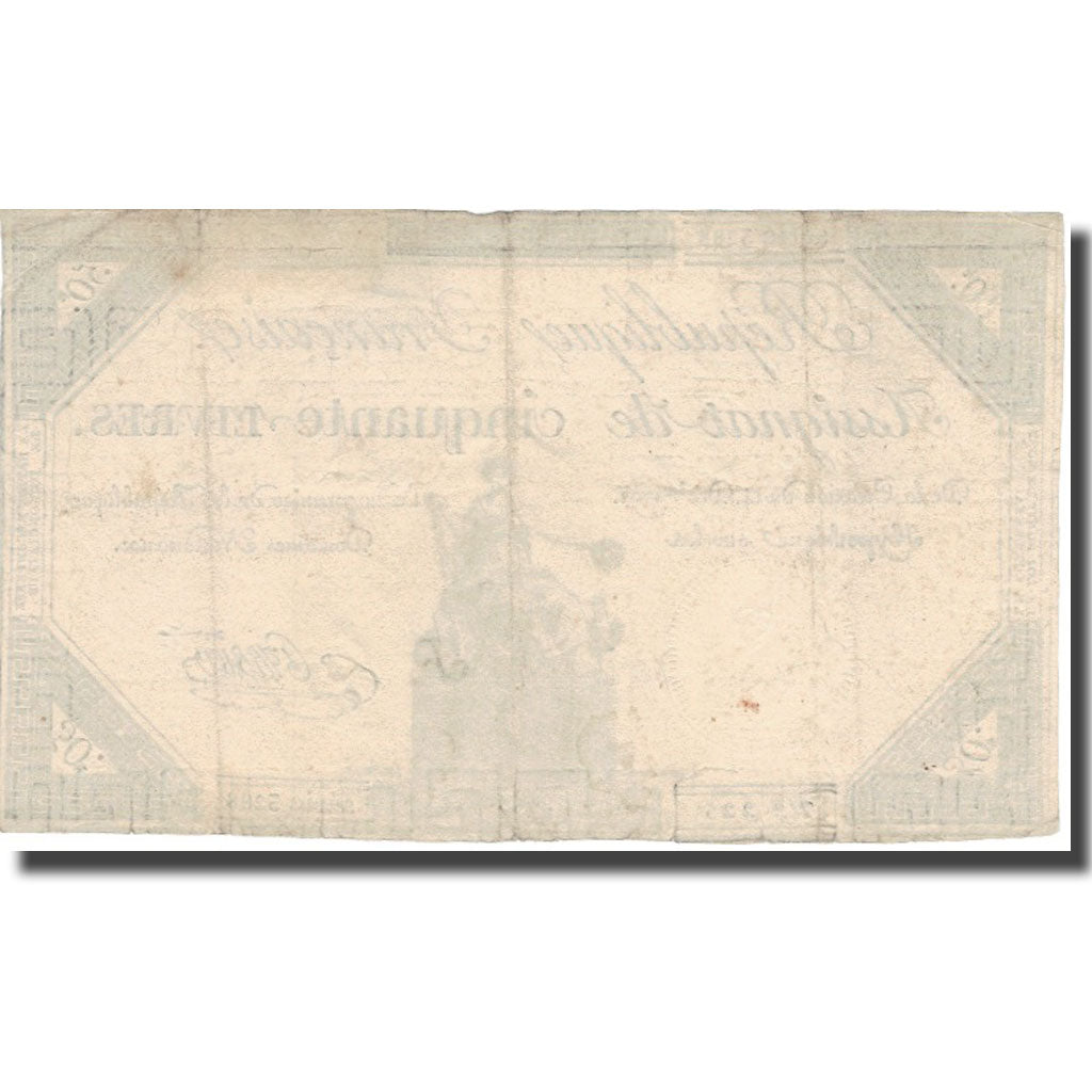 France, 50 Livres, 1792, 1792-12-14, EF(40-45), KM:A72