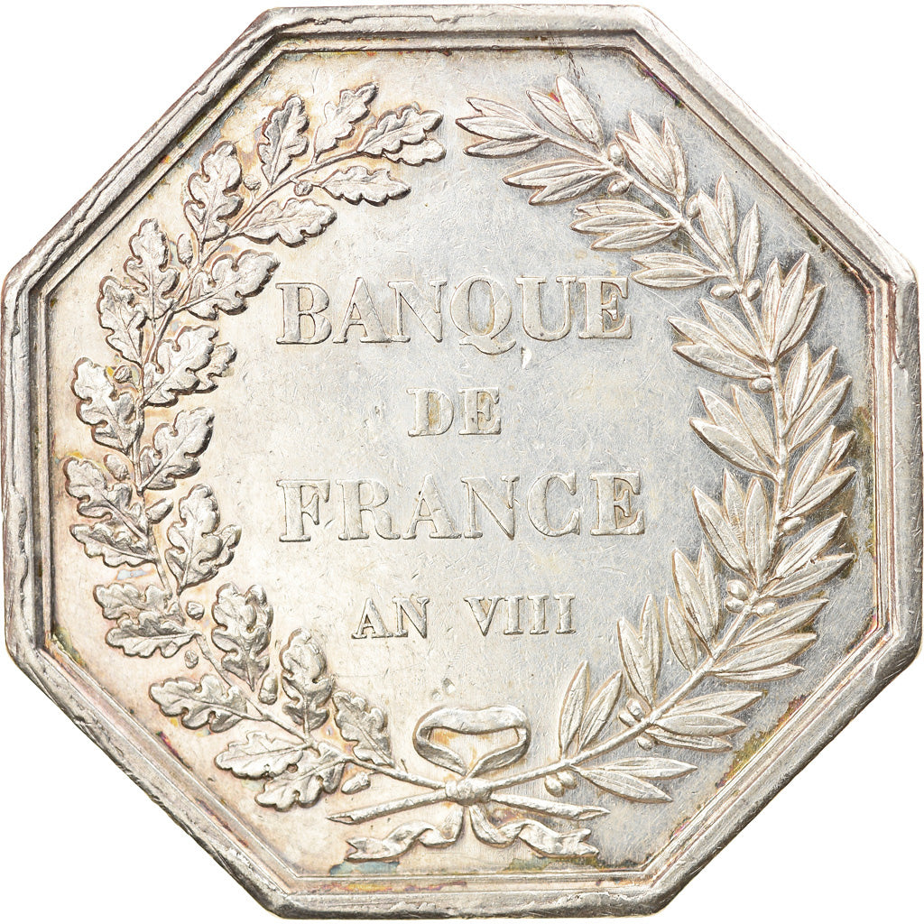 Frankrijk, Medaille, Banque de France, An VIII, Dumarest, PR, Zilver