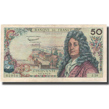 Francja, 50 Francs, Racine, 1962, 1962-11-08, VF(20-25), Fayette:64.2, KM:148a