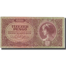 Banknot, Węgry, 10,000 Pengö, 1945-1946, 1945-07-15, KM:119a, EF(40-45)