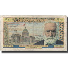Francja, 5 Nouveaux Francs, Victor Hugo, 1965, 1965-07-01, VF(20-25)