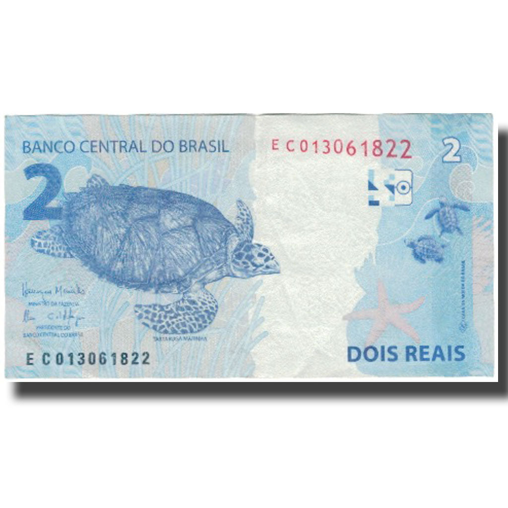 Banknote, Brazil, 2 Reais, 2010, AU(50-53)