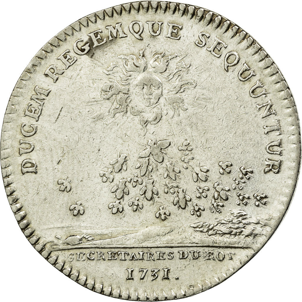France, Token, Royal, 1731, EF(40-45), Silver, Feuardent:334