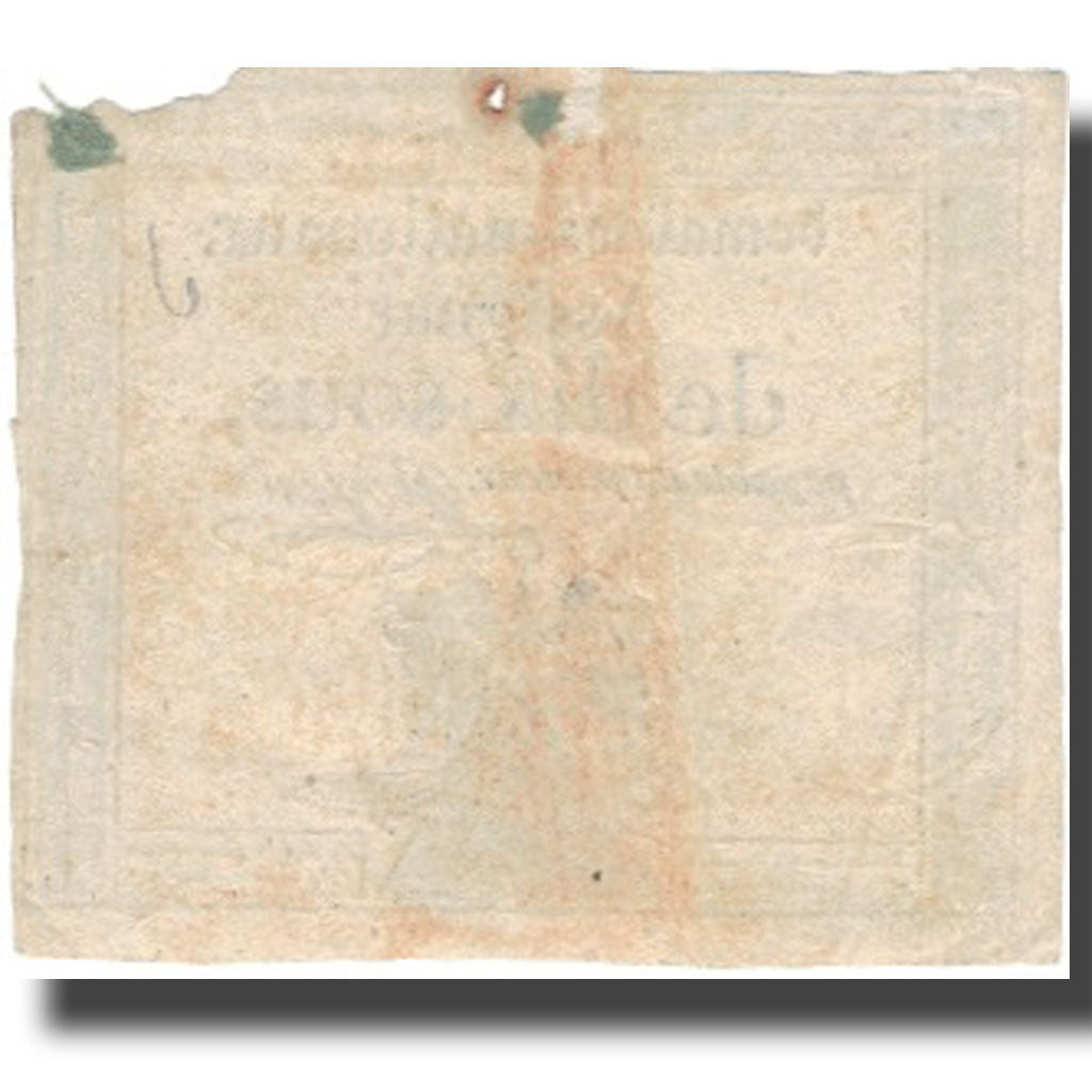 Francia, 10 Sous, 1793, 1793-05-23, B+, KM:A68b, Lafaurie:165