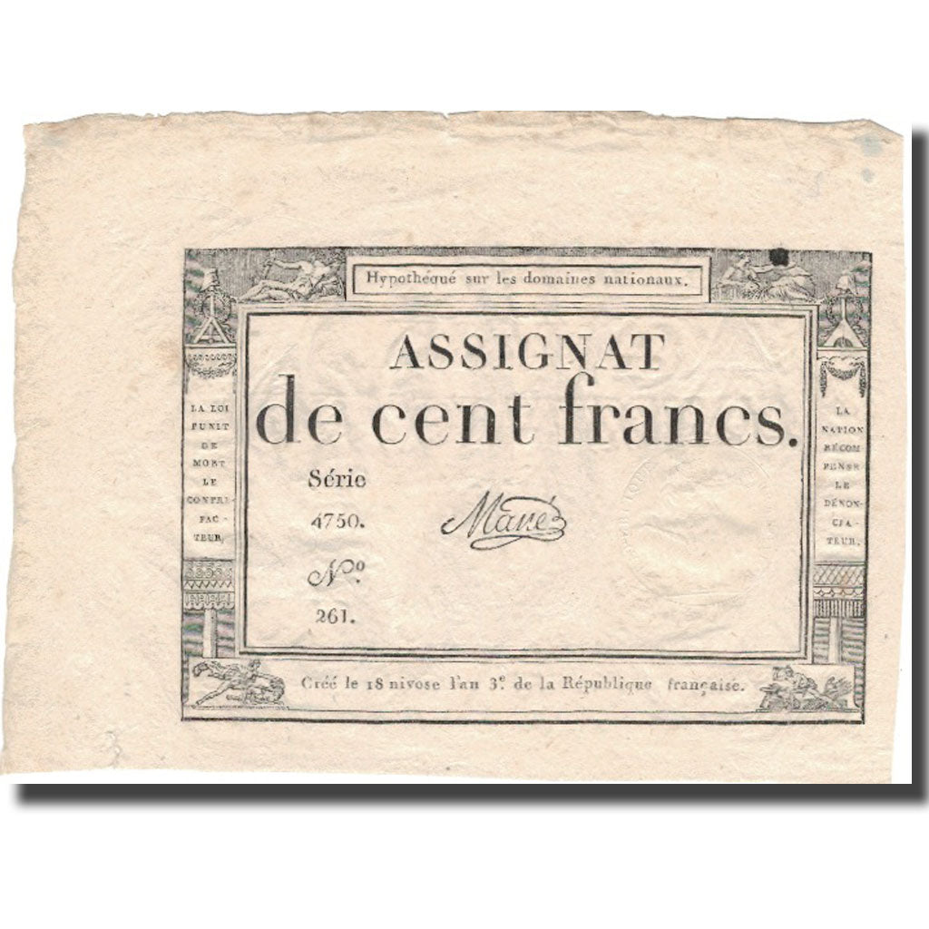 France, 100 Francs, Massé, AU(50-53), KM:A78, Lafaurie:173