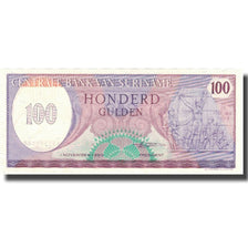 Banknote, Surinam, 100 Gulden, 1985, 1985-11-01, KM:128b, UNC(60-62)