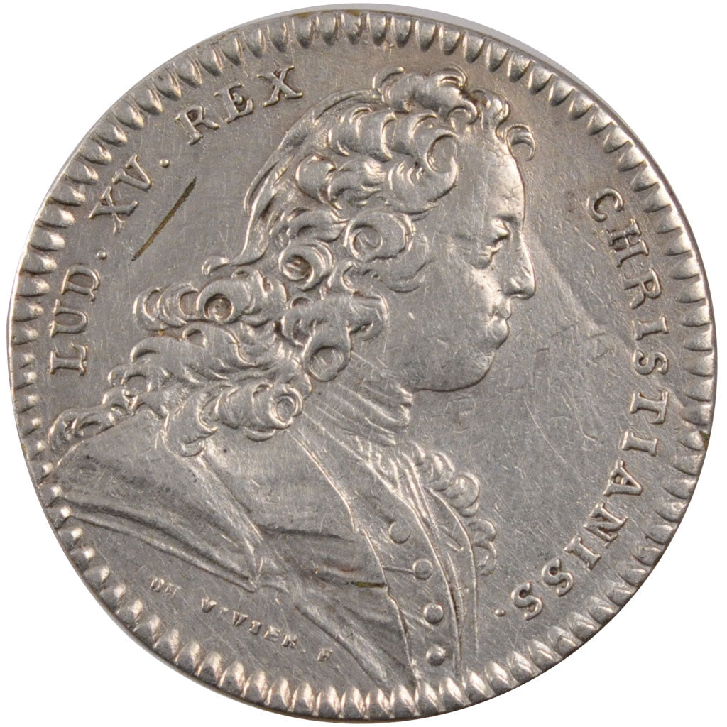 France, Royal, Token, EF(40-45), Silver, Feuardent #6896, 9.00