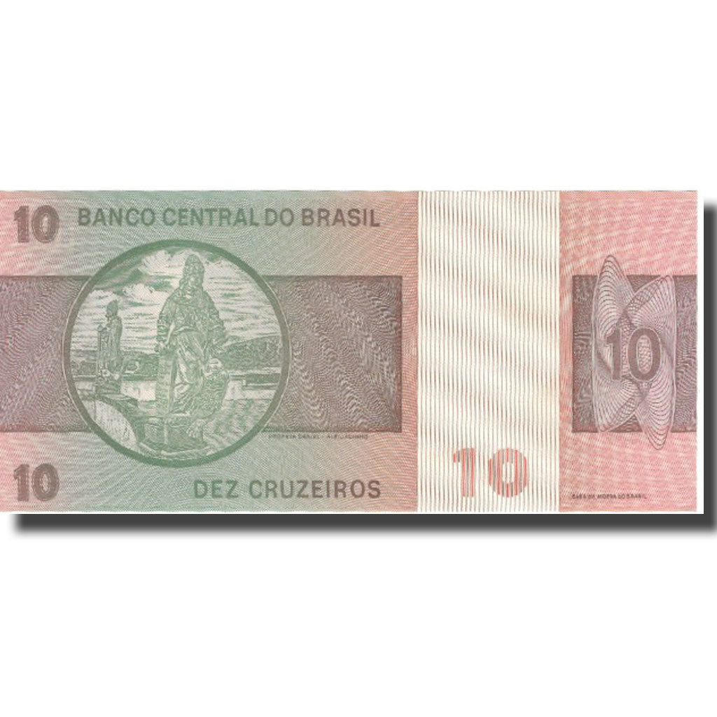 Nota, Brasil, 10 Cruzeiros, UNDATED (1970-80), KM:193e, UNC(65-70)