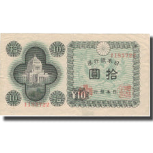 Banknote, Japan, 10 Yen, Undated (1946), KM:87a, VF(20-25)