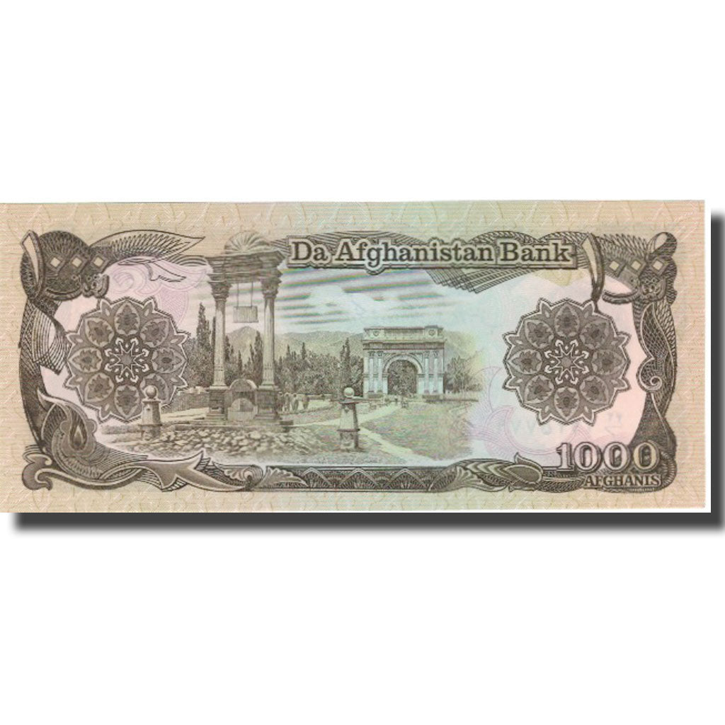 Banconote, Afghanistan, 1000 Afghanis, 1979, 1991, KM:61a, SPL+