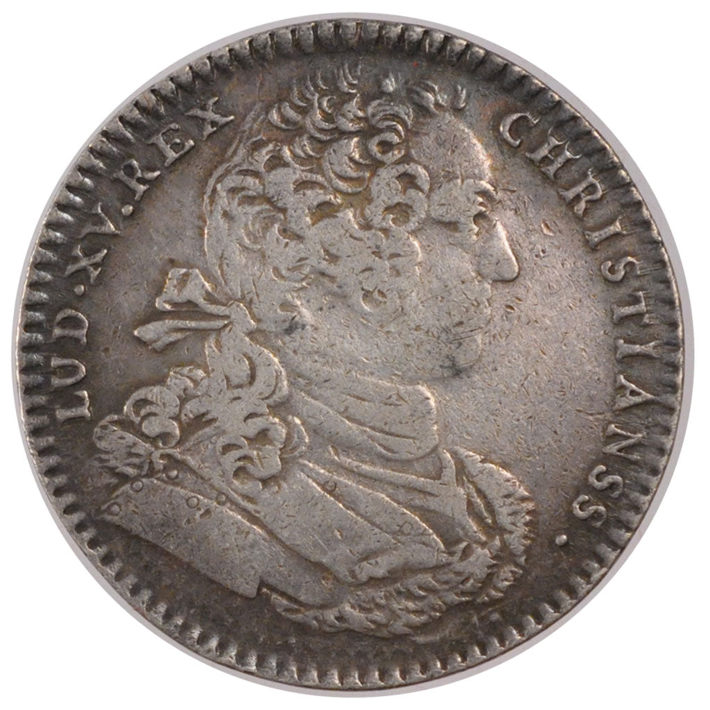 France, Royal, Token, 1757, VF(30-35), Silver, Feuardent #605, 5.82