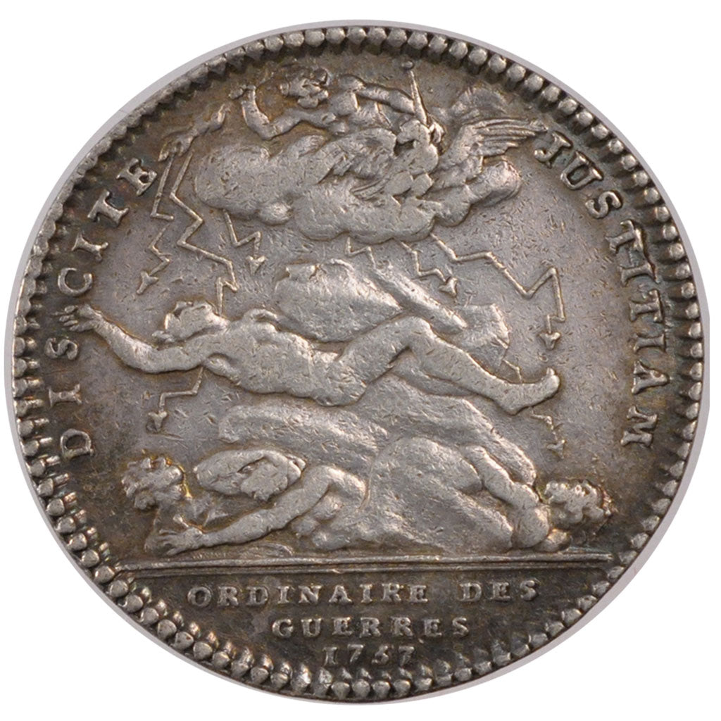 France, Royal, Token, 1757, VF(30-35), Silver, Feuardent #605, 5.82