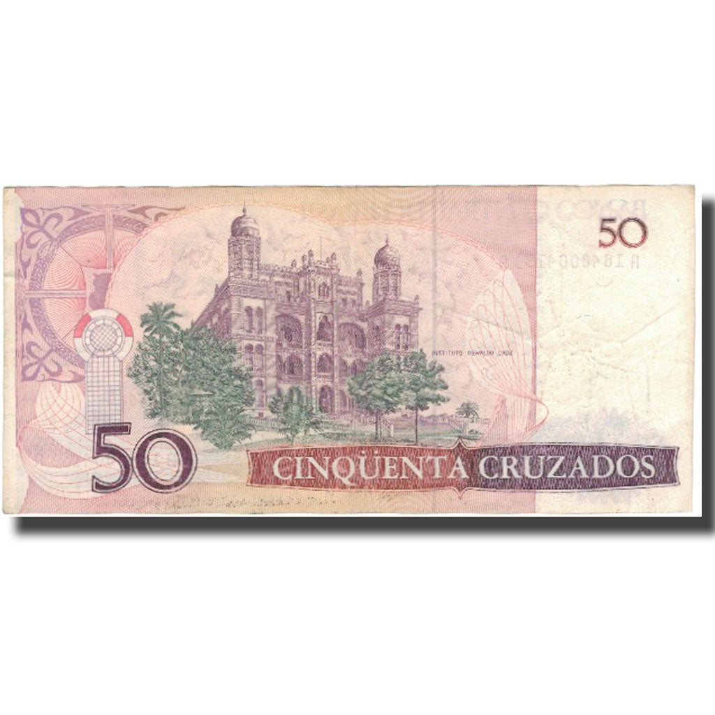 Banconote, Brasile, 50 Cruzados, Undated (1986), KM:210a, BB+