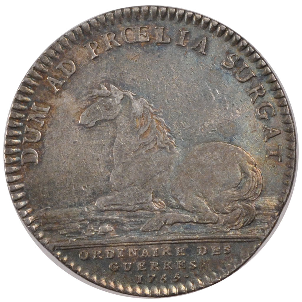 France, Royal, Token, 1755, EF(40-45), Silver, Feuardent #601, 5.92