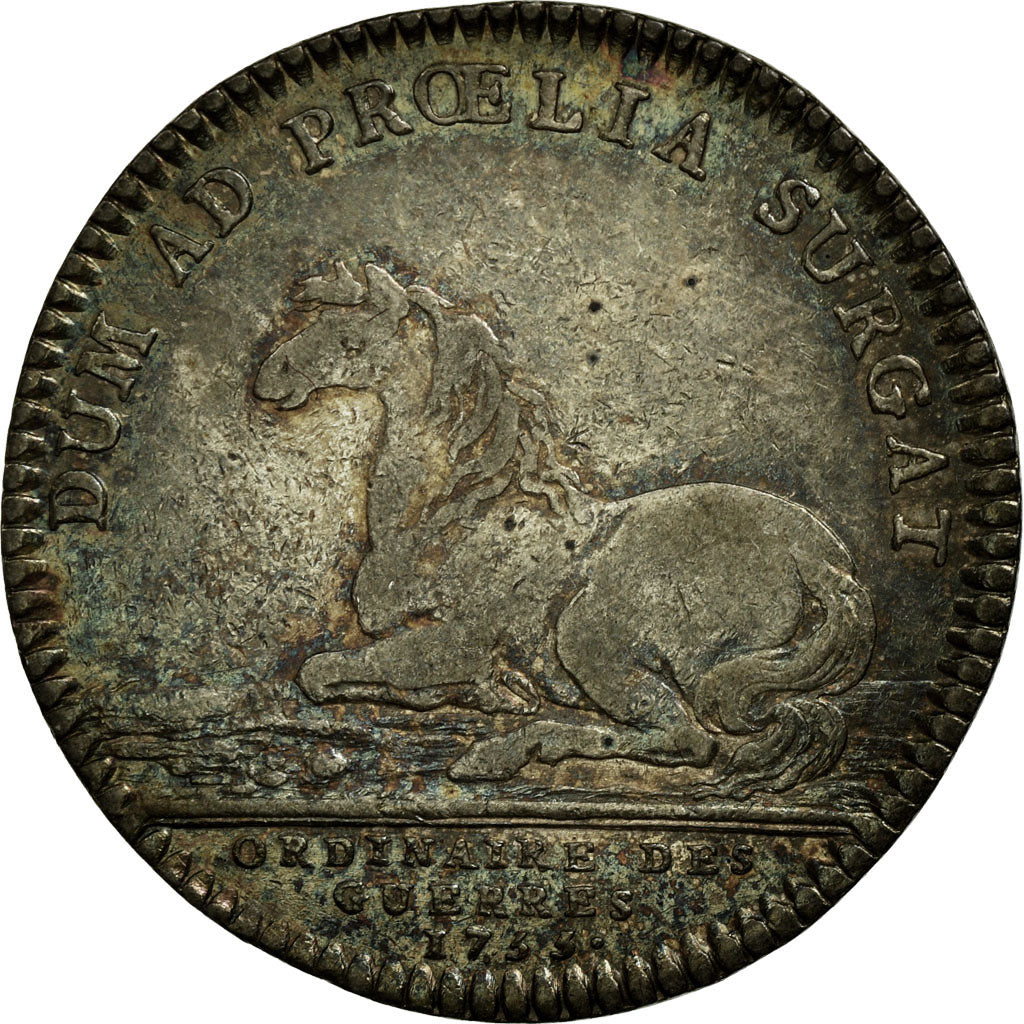 France, Token, Royal, 1755, EF(40-45), Silver, Feuardent:601