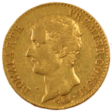 FRANCE, 20 Francs, 1802, Paris, AU(50-53), Gold, Gadoury #1020, 6.43