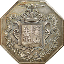 France, Token, Chambre de Commerce d'Elbeuf, Business & industry, 1862