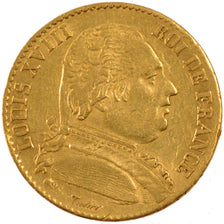 FRANCE, 20 Francs, 1815, Bayonne, EF(40-45), Gold, Gadoury #1026, 6.39