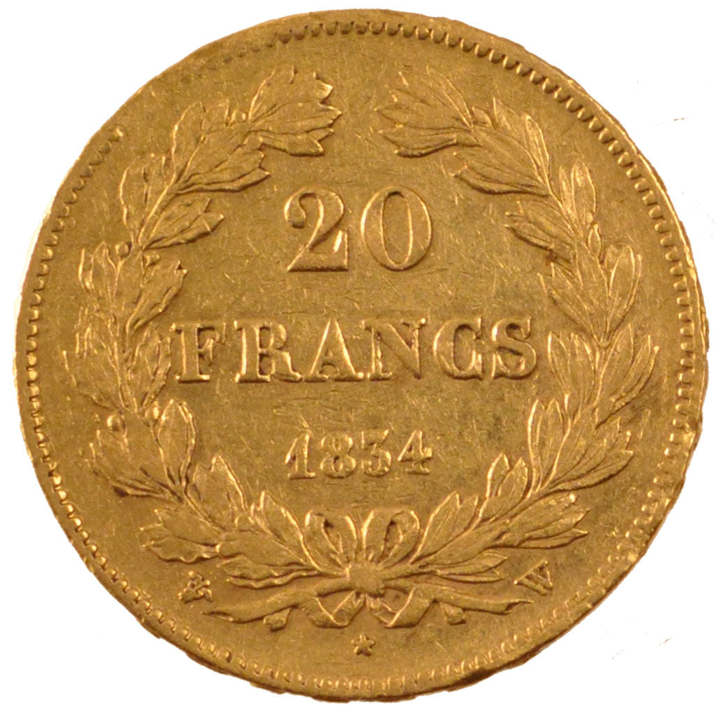 Louis Philippe I, 20 Francs or tête laurée