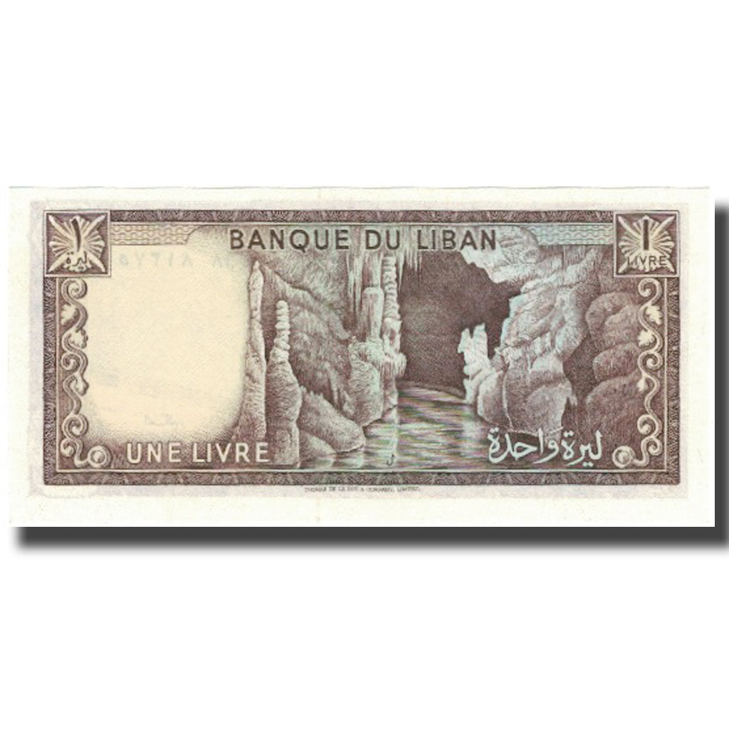 Banknote, Lebanon, 1 Livre, 1964-80, KM:61c, UNC(64)