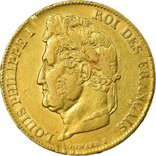 Moneta, Francia, Louis-Philippe, 20 Francs, 1840, Paris, BB, Oro, KM:750.1