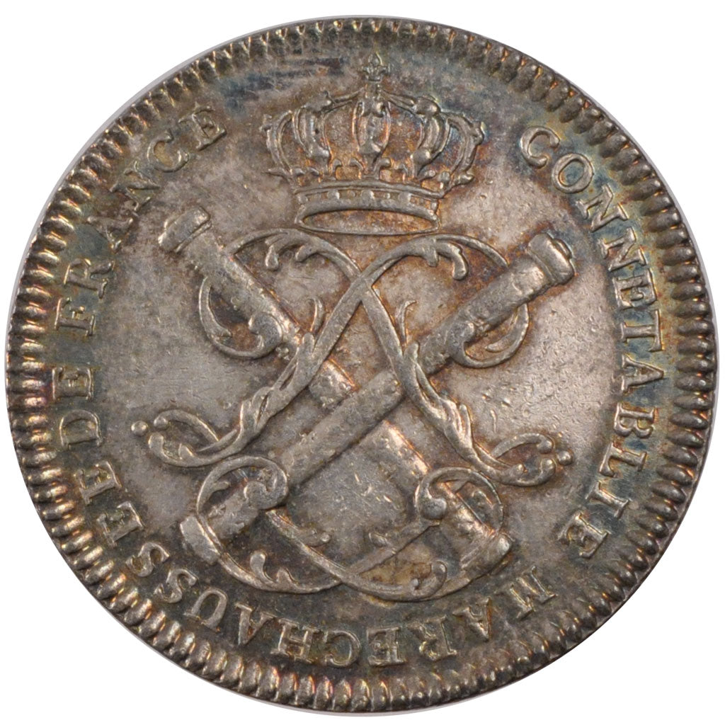 France, Royal, Token, AU(50-53), Silver, Feuardent #1659, 7.72