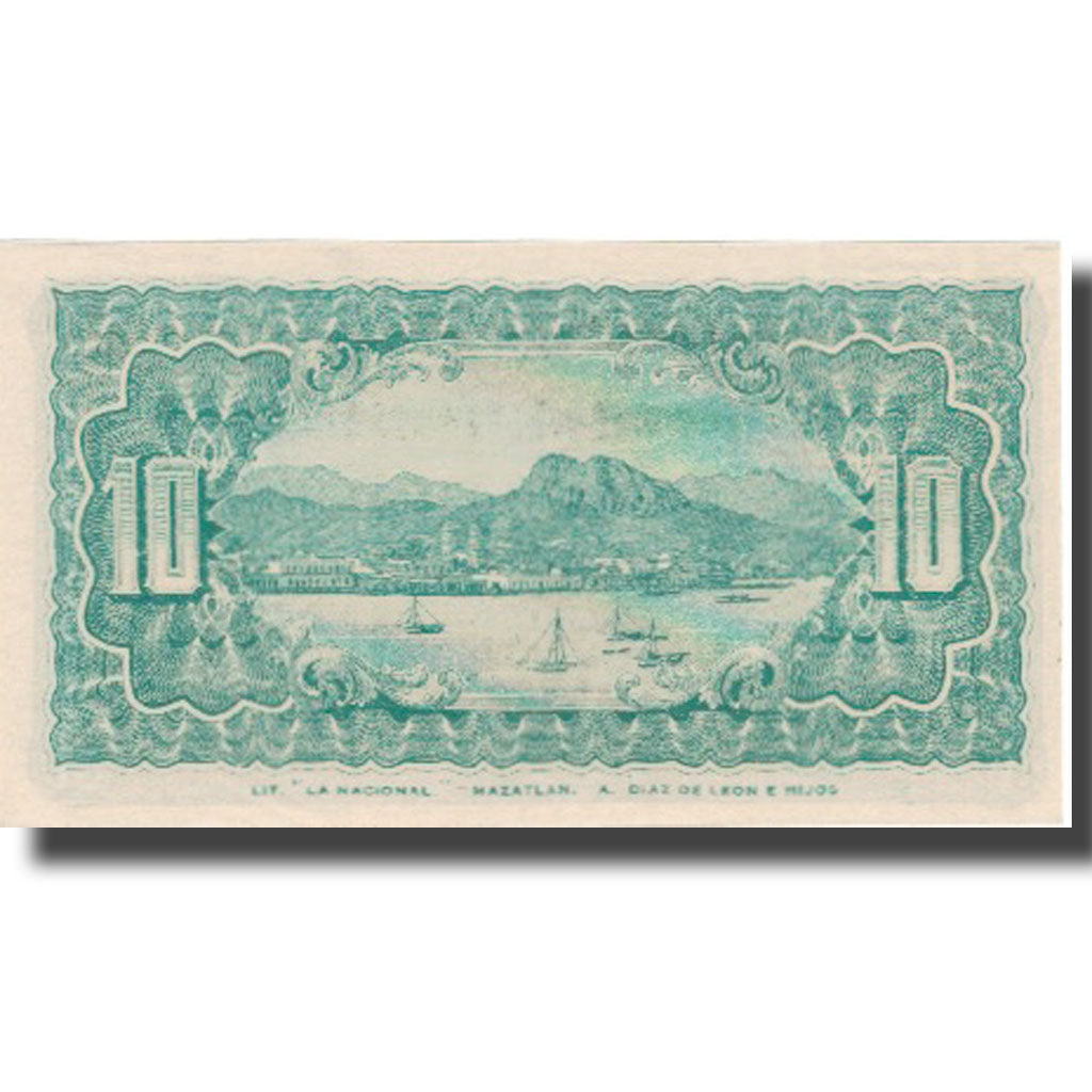 Banknote, Mexico - Revolutionary, 10 Centavos, 1914, 1914-03-16, KM:S1058