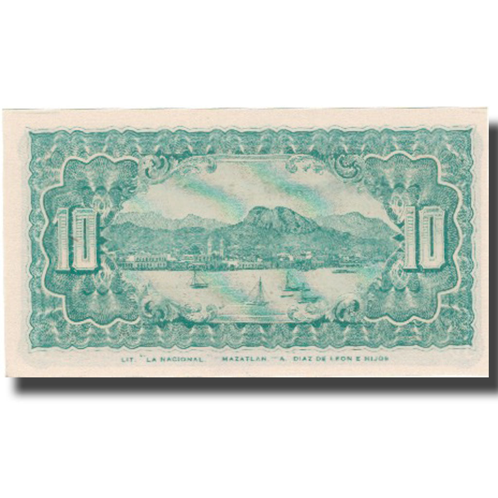 Banknote, Mexico - Revolutionary, 10 Centavos, 1914, 1914-03-16, KM:S1058